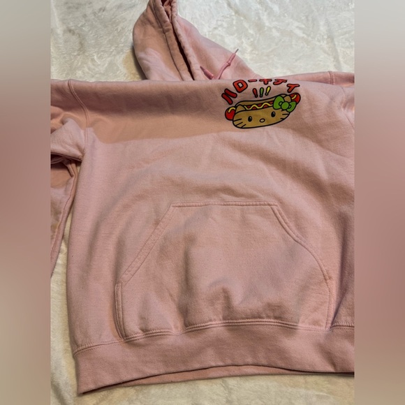 Hello Kitty Pink Japanese Fast food Hoodie - Picture 6 of 10